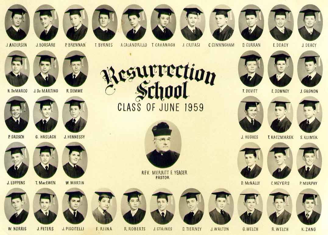 Resurrection Class of June 1959 - Boys