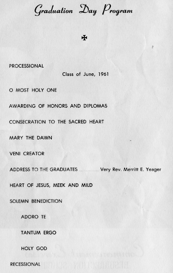 Program: Class of 1961, Page 2