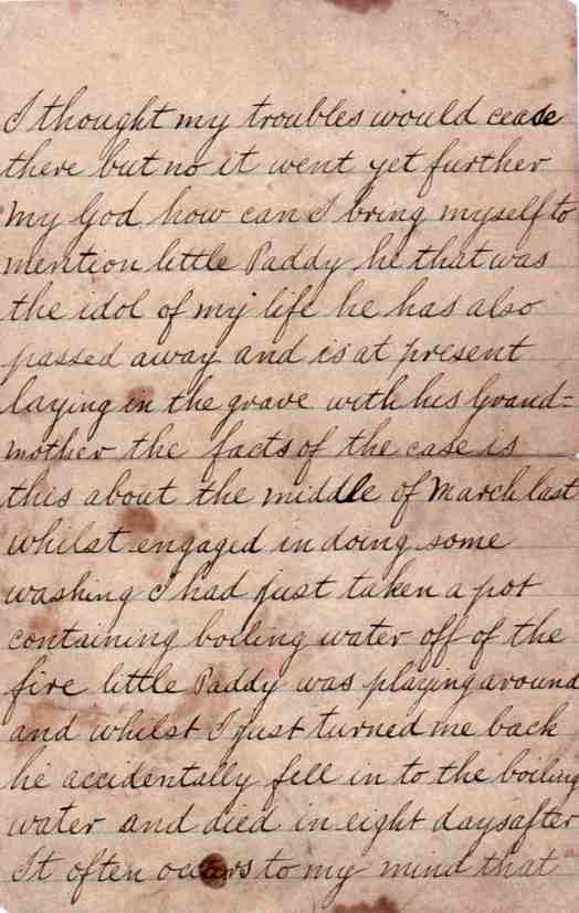 Elizabeth Healy's letter, Page 3