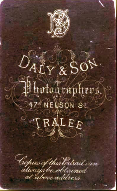 back of card